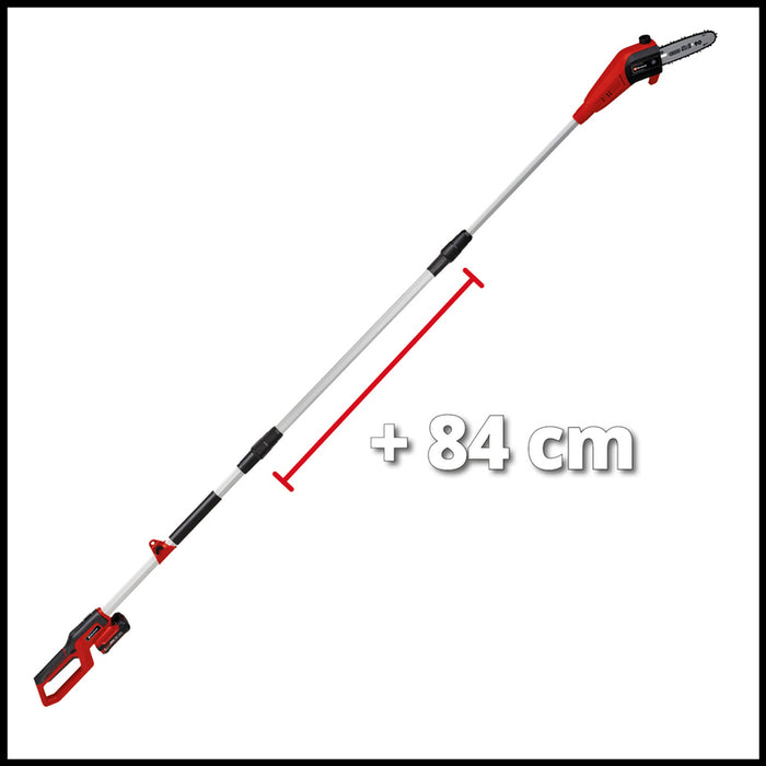 BATTERY TELESCOPIC CHAIN SAW EINHELL GC-LC 18/20 Li T 18 V, WITHOUT BATTERY AND CHARGER, BAR LENGTH 20.00 cm