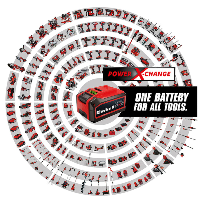 CORDLESS BATTERY AND CHARGER 18 V 5.2 AH EINHELL POWER X-CHANGE