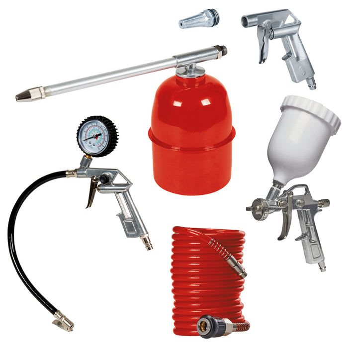 EINHELL 5 PIECE PNEUMATIC TOOL SET