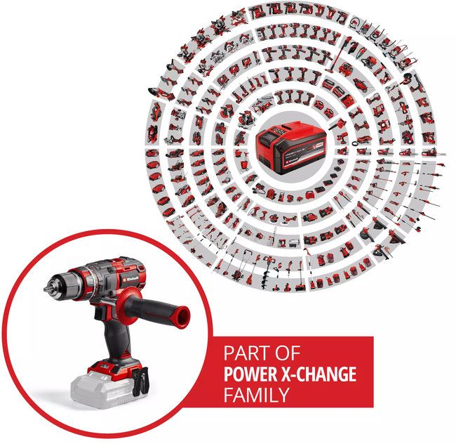 Einhell TP-CD 18/80 Li-i BL 28800 RPM Keyless 1.44 kg Black, Red
