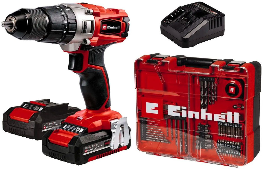 Einhell TE-CD 18/2 18750 RPM Keyless 1.45 kg Black, Red