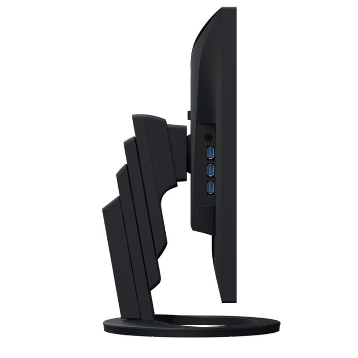 Monitor EIZO FlexScan EV2485, IPS, 24 inch, Wide, UXGA, DisplayPort, HDMI, USB-C, USB Hub, Black