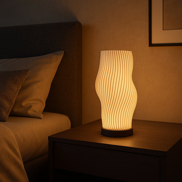 LED TABLE LAMP WHITE 3D EKO WIEN