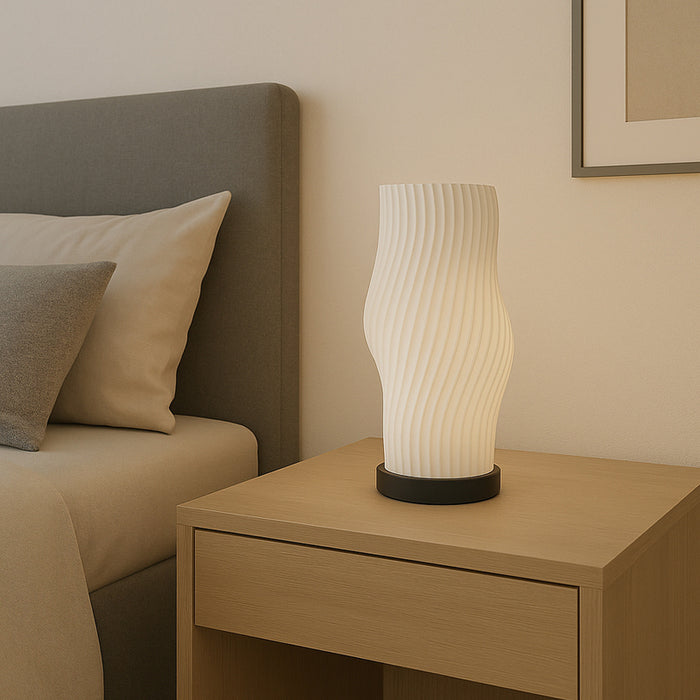 LED TABLE LAMP WHITE 3D EKO WIEN