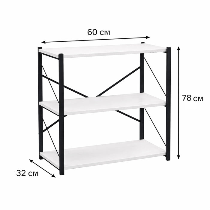 OFFICE SHELF RACK OPUS WHITE EKO OPUS 60X79X32 CM