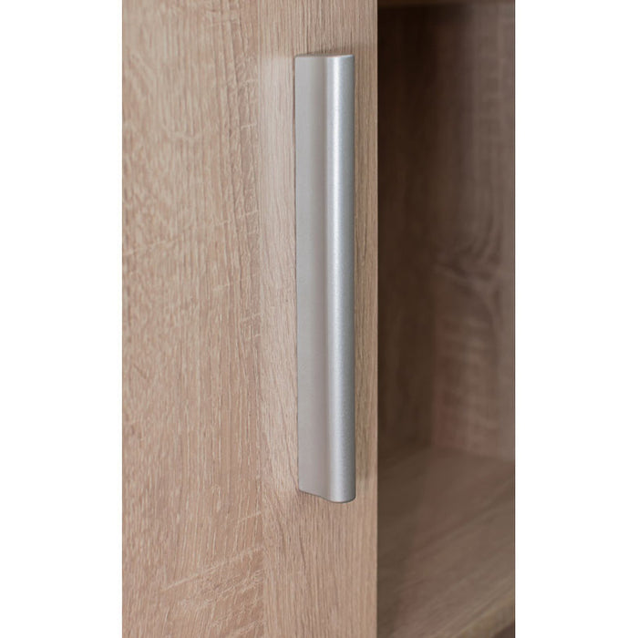 OFFICE SHELF WITH 2 DOORS AND 2 SHELVES EKO E10 70X185X34 CM. SONOMA OAK
