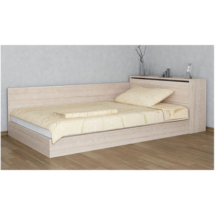 PRISTA BED WITH CHEST AND LIFTING MECHANISM EKO 120X190 CM. SONOMA OAK