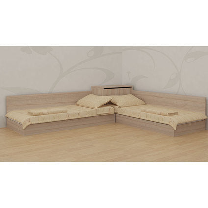 CORNER BEDS WITH CHEST AND MECHANISM EKO FOR MATTRESSES 82X190 CM. SONOMA