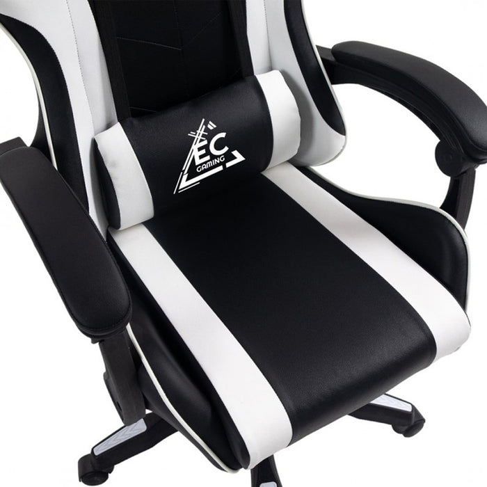 OFFICE CHAIR EKO EC GAMING BLACK-WHITE