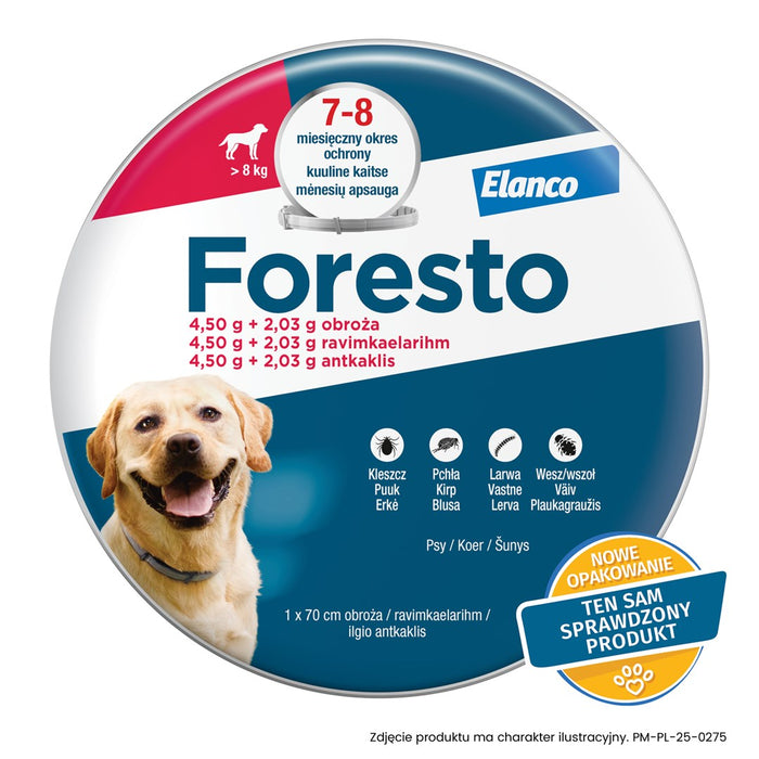 ELANCO Foresto collar for dogs over 8 kg