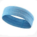 Elastic fabric headband for running fitness blue - Sport products<<<HurtelXML
