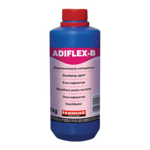ELASTICIZER ADDITIVE FOR WATERPROOFING ISOMAT ADIFLEX-B - Цимент и преобразуватели<<<Сухи строителни смеси<<<Строителни