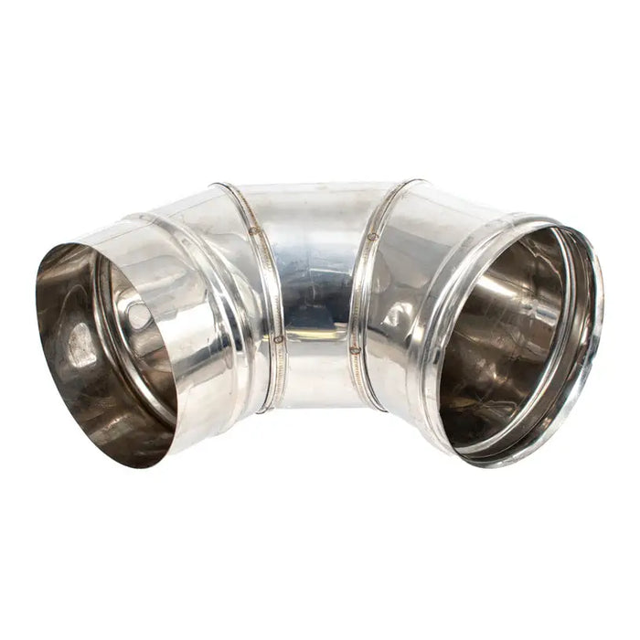 ELBOW 90⁰ STAINLESS STEEL F130MM KAMININOX - Допълнително оборудване<<<Отопление Охлаждане и Вик<<<Praktiker