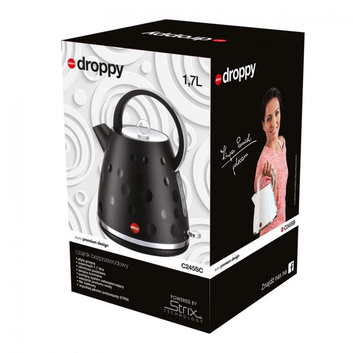 ELDOM C245SC DROPPY Strix electric kettle 1.7 L 2000 W Black - Electric kettlesAGD-CZE<<<Home Appliance
