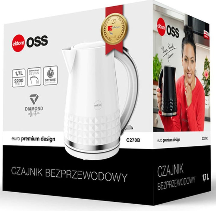 ELDOM C270B electric kettle 1.7 L 2150 W