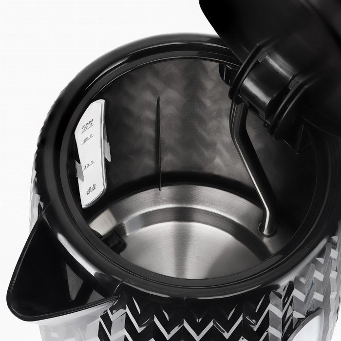 NELO kettle, capacity 1.7 l, power 2000 W, black
