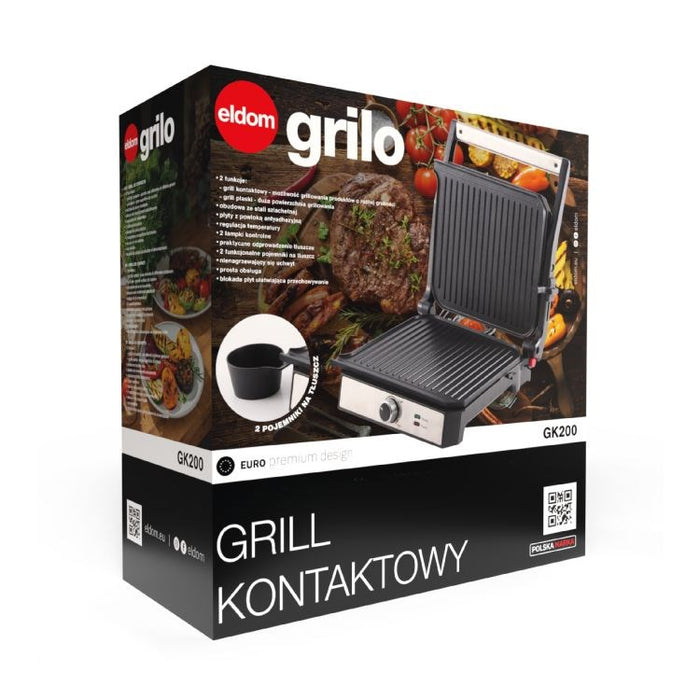 ELDOM GK200 GRILO contact grill