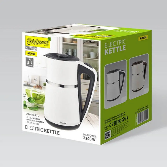 Electric kettleMAESTRO MR-030-WHITE White - Electric kettlesAGD-CZE<<<Home Appliance - ProductsAGD<<<ActionPL