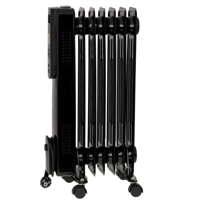 Electric oil heater with remote control CAMRY CR 7812 7 ribs 1500 W black - Oil radiatorsAGD-GRO<<<Home Appliance