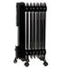 Electric oil heater with remote control CAMRY CR 7812 7 ribs 1500 W black - Oil radiatorsAGD-GRO<<<Home Appliance