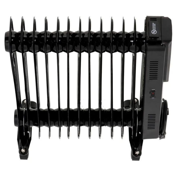 Electric oil heater with remote control CAMRY CR 7814 13 fins 2500 W black - Oil radiatorsAGD-GRO<<<Home Appliance