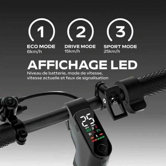 Electric Scooter EZWAY Black 450 W 25 km/h - Електроника Игри<<<Компютри| Електроника<<<BigBuy&&&Електрически