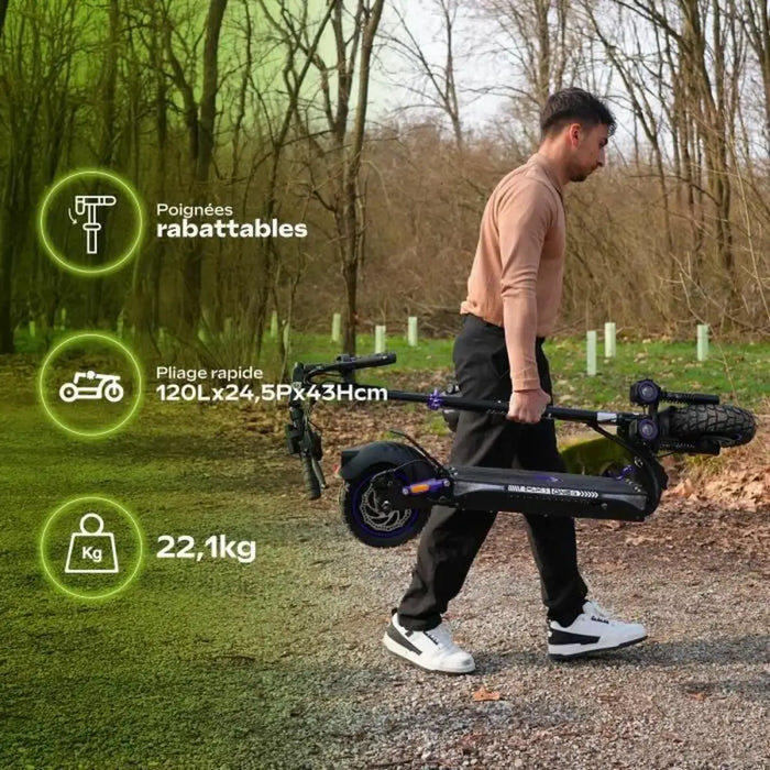 Electric Scooter Urbanglide ECROSS ONE 800 W Black 25 km/h - Електроника Игри<<<Компютри|