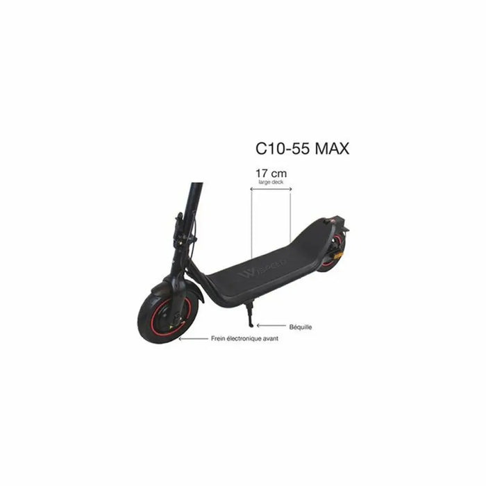 Electric Scooter Wispeed Black 350 W 25 km/h - Електроника Игри<<<Компютри| Електроника<<<BigBuy&&&Електрически