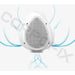 Electric Silicone mask with fan CM2 for easy breathing reusable with 6 replaceable filters - Medicine Masks against air