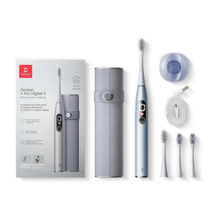 Electric toothbrush Oclean X Pro Digital Set Silver C01000385 - Електрически четки<<<Устна хигиена<<<Персонална