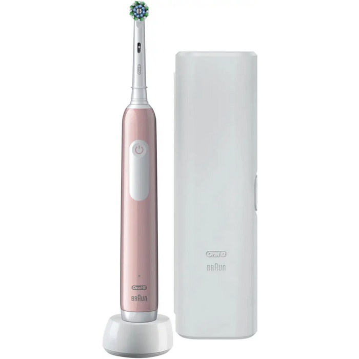 Electric toothbrush Oral B Pro 1 Pink + Travel case - Ел. четки и зъбни душове<<<За Здравето<<<Уреди за здраве и
