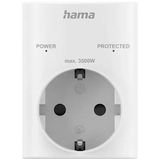 ELECTRICAL SHOCK PROTECTOR HAMA WHITE - Разклонители и адаптери<<<Електроматериали<<<Praktiker&&&Разклонители и