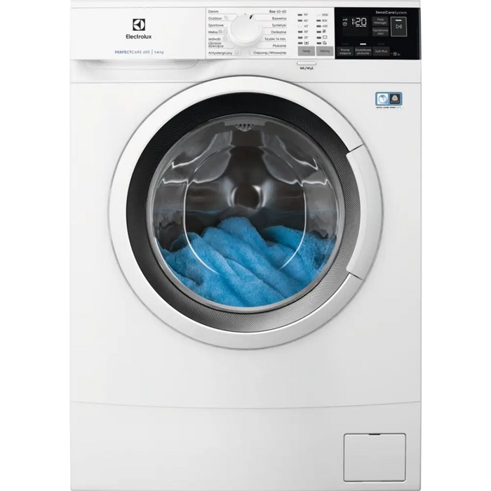 Electrolux PerfectCare 600 EW6SN406WP washing machine Front-load 6 kg 1000 RPM White - Freestanding washing