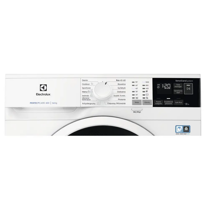 Electrolux PerfectCare 600 EW6SN406WP washing machine Front-load 6 kg 1000 RPM White - Freestanding washing