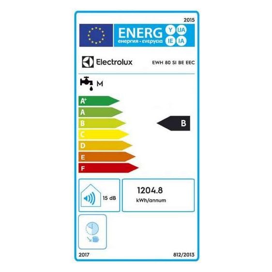 Boiler ELECTROLUX EWH 80 SI BE- 2000 W, 65 liters