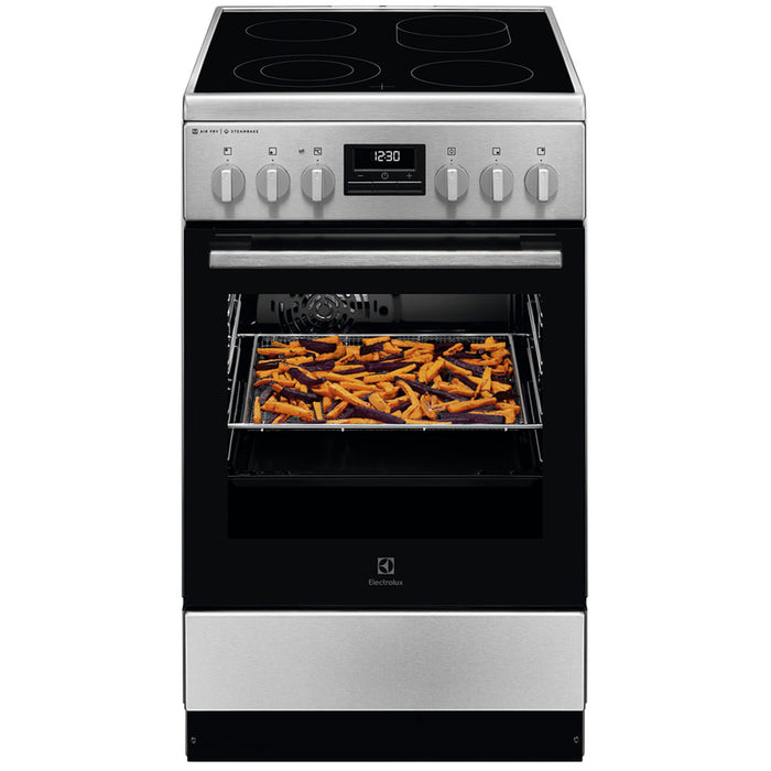 Cooker ELECTROLUX LKR564255X A, TELESCOPIC SYSTEM, CATALYTIC PANELS