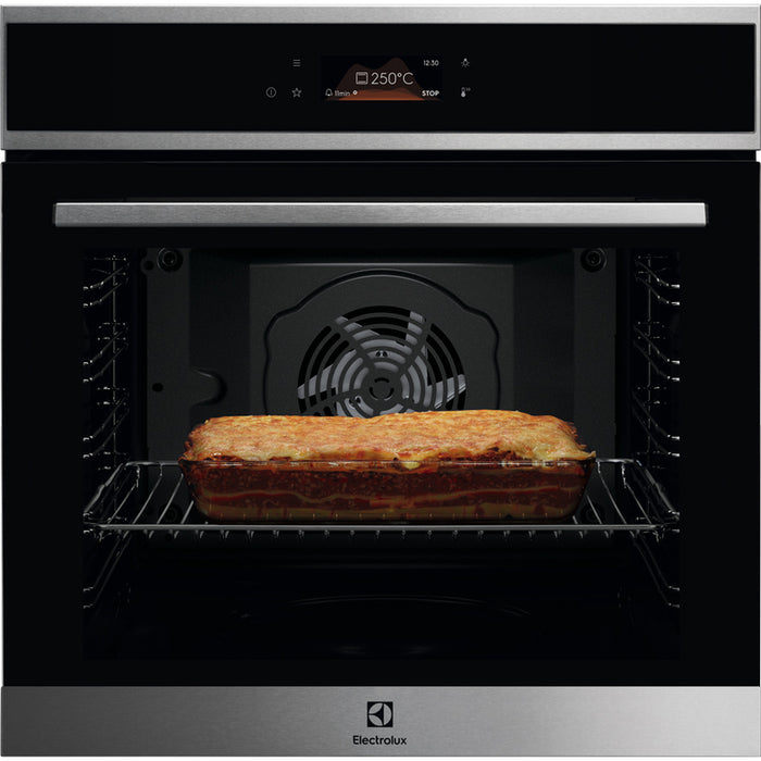 Built-in oven Electrolux EOE8P38X, 72, A+, Pyrolysis, Sensor