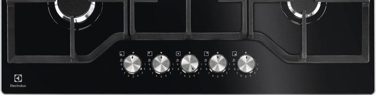 Electrolux KGG75362K Black Built-in 75 cm Gas 5 zone(s)