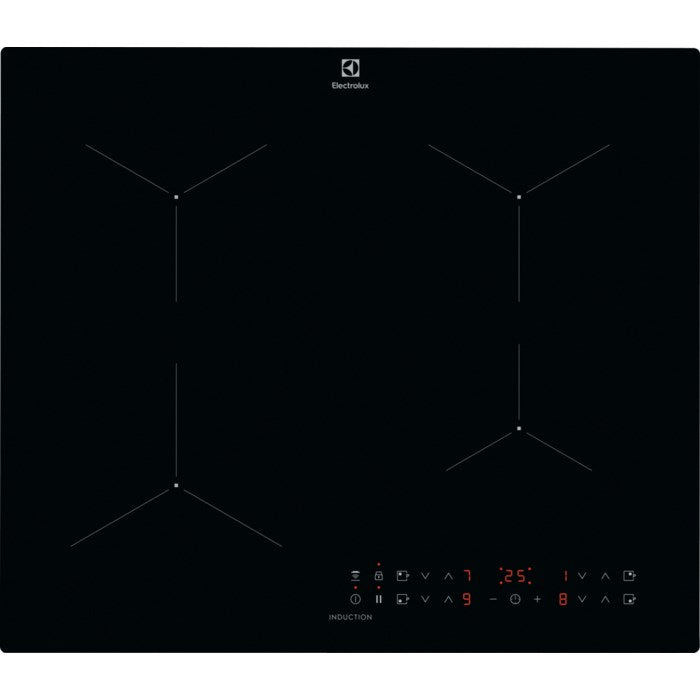 Electrolux LIL61434C Black Built-in 59 cm Zone induction hob 4 zone(s)