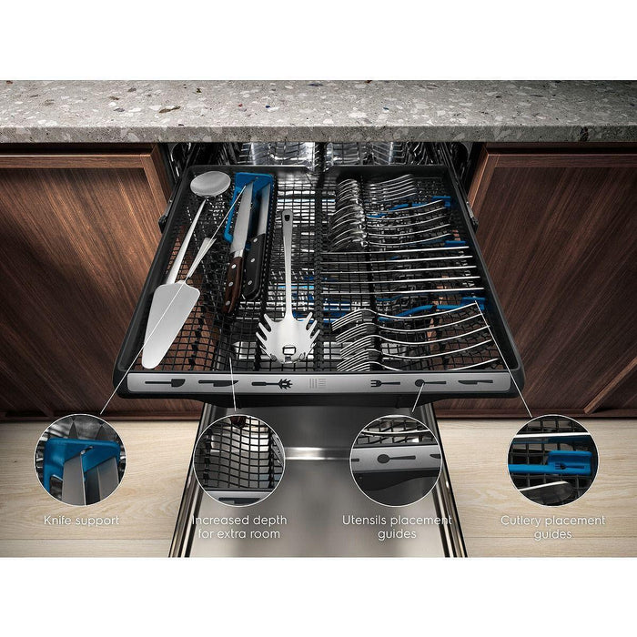 Built-in dishwasher Electrolux EEC87400W, 14 place settings, C