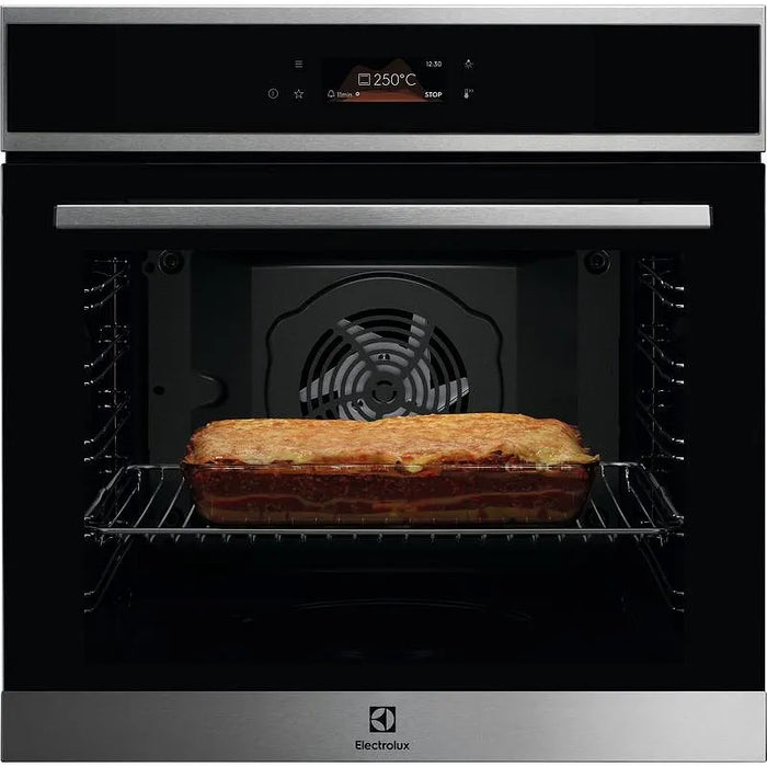 Built-in oven Electrolux EOE8P38X, 72, A+, Pyrolysis, Sensor