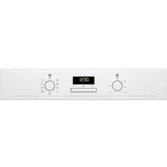 Built-in oven Electrolux EOF3H40BW, 65, Push buttons, A, Water cleaning