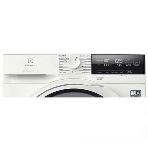 Washing machine ELECTROLUX EW7F3694E, 9 kg, SteamCare, 1600 rpm.