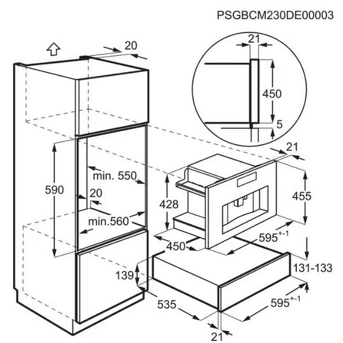Built-in coffee machine Electrolux KBC85Z (ST), Sensory