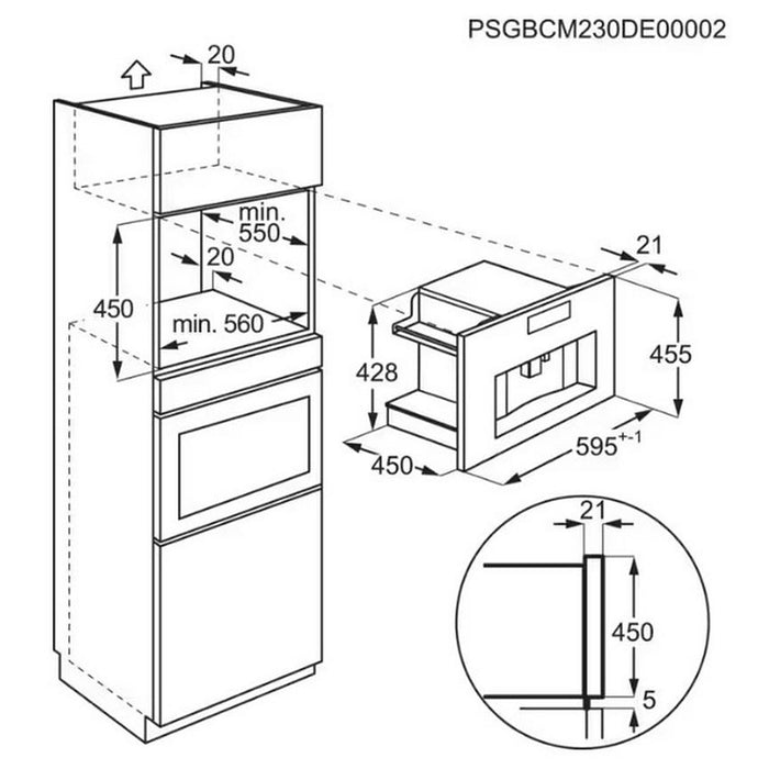 Built-in coffee machine Electrolux KBC85Z (ST), Sensory