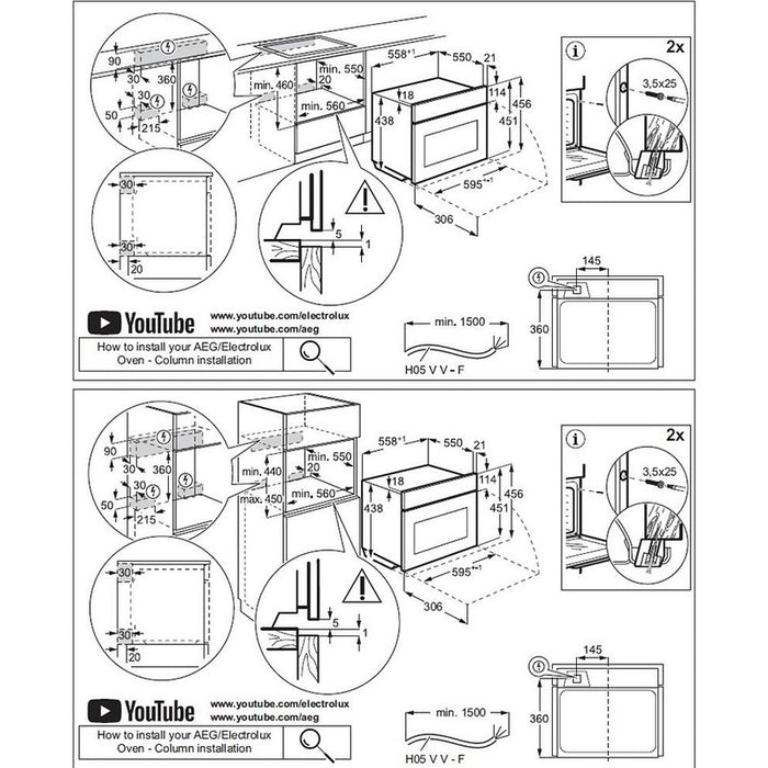 Built-in oven Electrolux KVLBE09X (ST) , 44 , Sensor