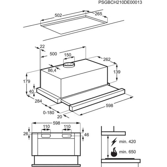 Hood Electrolux LFP326S