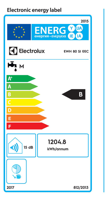 Boiler ELECTROLUX EWH 80 SI - 2000 W, 65 liters