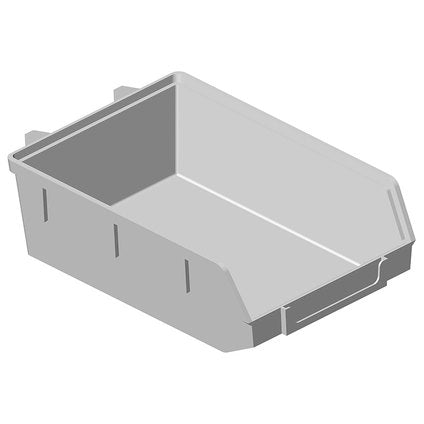 BOX FOR PERFORATED PANEL WHITE ELEMENT SYSTEM