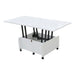 ELEVATING EXTENDABLE DINING TABLE MAGIC 5020 WHITE - Маси<<<Кухненски мебели<<<Кухня<<<Praktiker&&&Маси<<<Мебели и